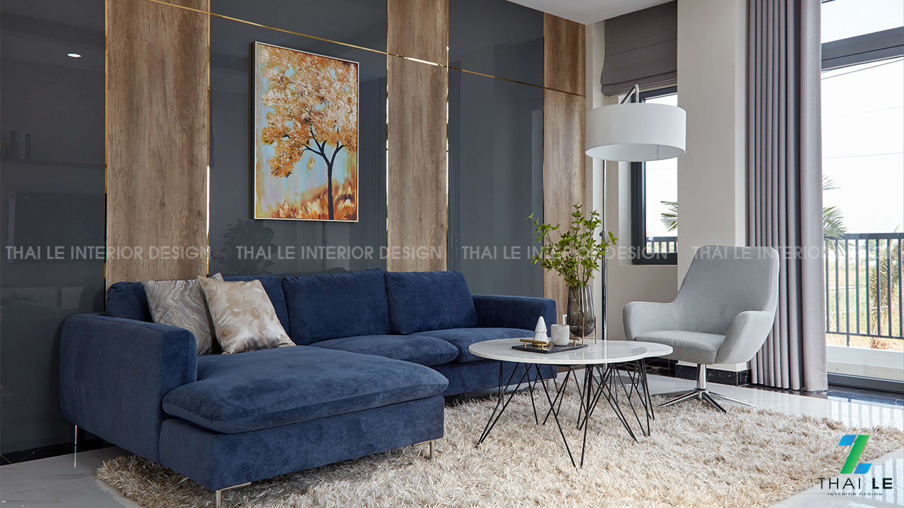 Thi công nội thất nhà phố The Sol City Long An - 300m2